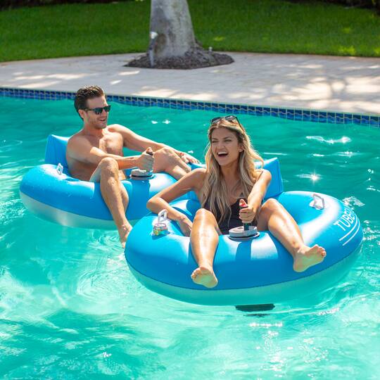 PoolCandy 48" Blue Motorized Tube Runner